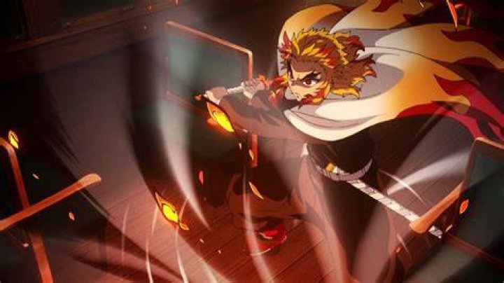 無限列車編での煉獄杏寿郎の戦闘シーン
